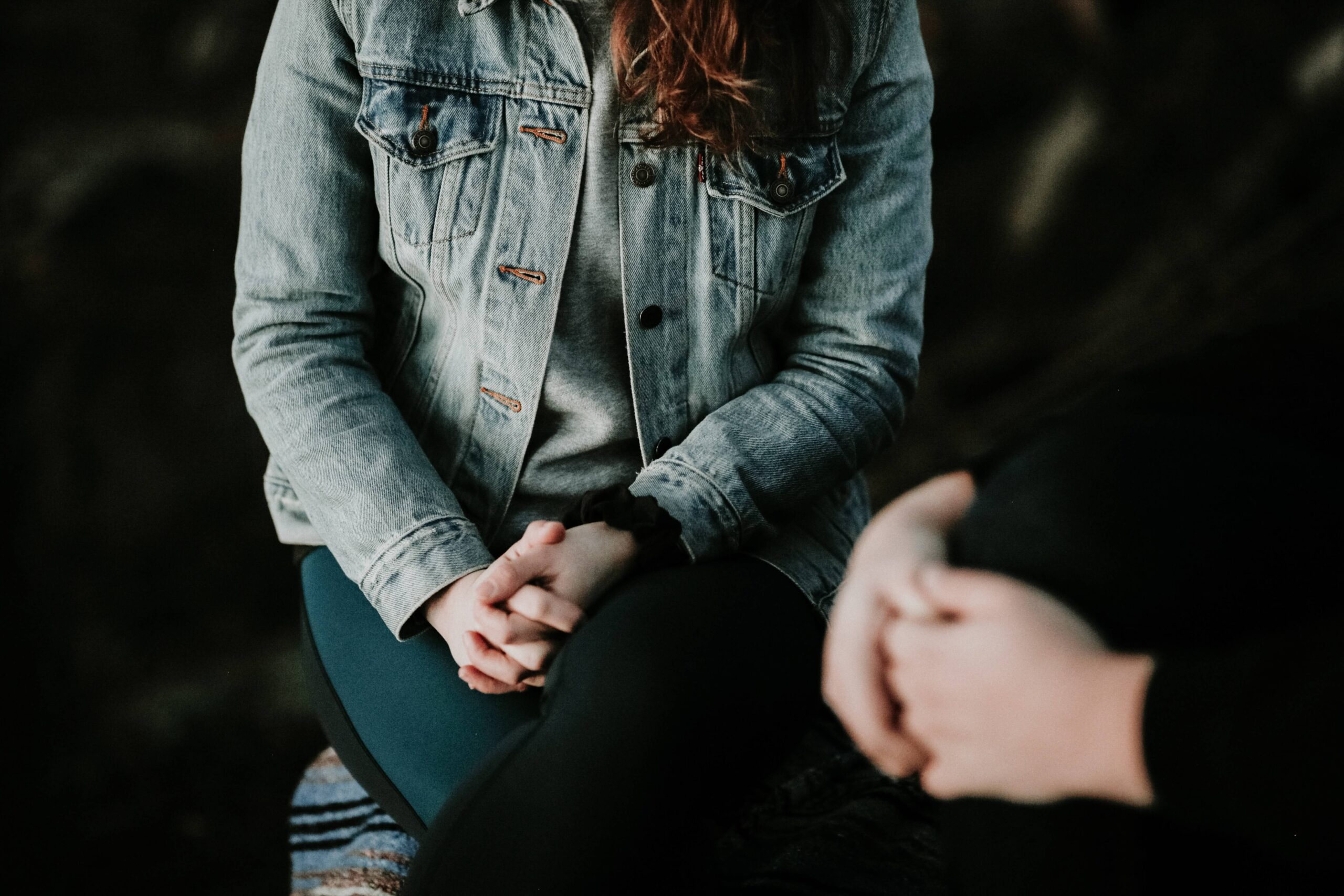 woman in christian counselor office